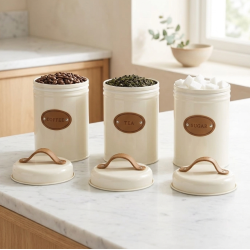 Metal Jar Set 3 Pcs